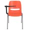 Flash Furniture Orange Tablet Arm Chair, PK5 5-RUT-EO1-OR-RTAB-GG - alternate 9